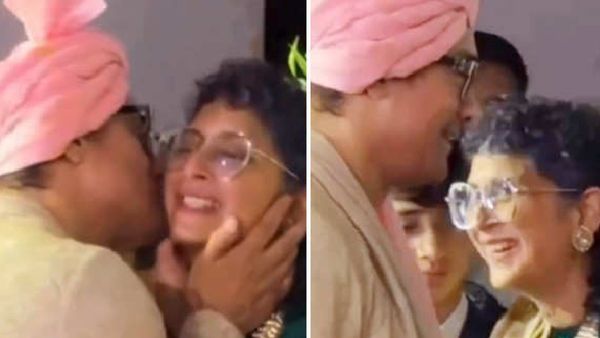 ଝିଅ ଇରାଙ୍କ ବିବାହରେ ପୂର୍ବ ପତ୍ନୀଙ୍କୁ କିସ୍ କଲେ ଅମୀର ଖାନ୍‌, ଭିଡିଓ ହେଲା ଭାଇରାଲ