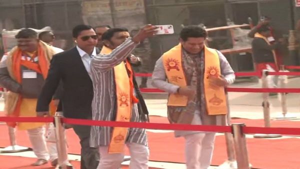 Ram Mandir:ରାମଲାଲାଙ୍କ ପ୍ରାଣ ପ୍ରତିଷ୍ଠା କାର୍ଯ୍ୟକ୍ରମରେ ଯୋଗଦେଲେ ସଚିନ ତେନ୍ଦୁଲକର, ଦେଖନ୍ତୁ ଭିଡ଼ିଓ