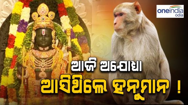 ଆଜି ରାମା ଲାଲାଙ୍କ ଦର୍ଶନ କଲେ ହନୁମାନ!