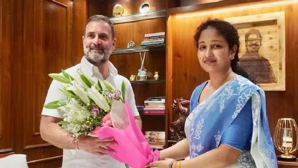 ହେମନ୍ତଙ୍କ ପତ୍ନୀ କଳ୍ପନାଙ୍କୁ ଭେଟିଲେ ରାହୁଲ