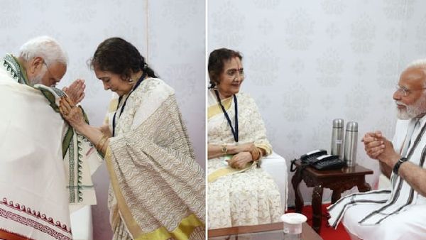 ଅଭିନେତ୍ରୀ ବୈଜୟନ୍ତିମାଳାଙ୍କୁ ଭେଟିଲେ ପ୍ରଧାନମନ୍ତ୍ରୀ, ଫଟୋ ସେୟାର କରି କଲେ ପ୍ରଶଂସା