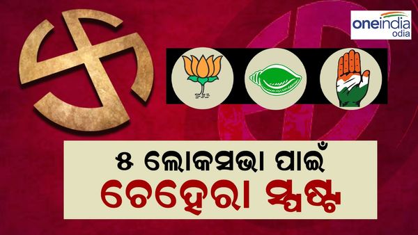 ରାଜ୍ୟର ୫ ଲୋକସଭା ଆସନ ପାଇଁ ଚେହେରା ସ୍ପଷ୍ଟ; ସୁନ୍ଦରଗଡ଼, କୋରାପୁଟରେ କଡ଼ା ଟକ୍କର 