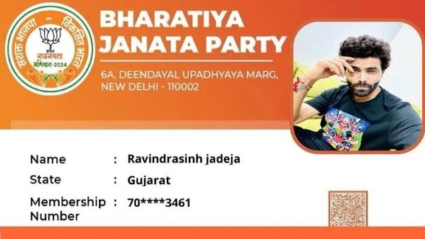 ବିଜେପିର ସଦସ୍ୟତା ଗ୍ରହଣ କଲେ ରବିନ୍ଦ୍ର ଜାଡେଜା: ସୋସିଆଲ ମିଡିଆ ସୂଚନା ଦେଲେ ରିଭାବା