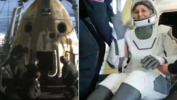 ୨୮୬ ଦିନ ଏବଂ ୪ ହଜାରୁ ଅଧିକ ଥର ପୃଥିବୀ ପରିକ୍ରମା ପରେ ଫେରିଲେ ସୁନିତା