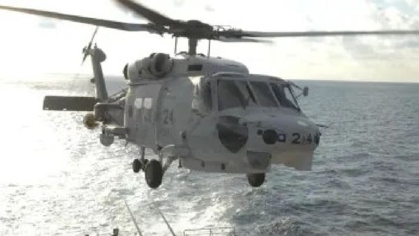 ସମୁଦ୍ରରେ ଖସିପଡ଼ିଲା ଆମ୍ବୁଲାନ୍ସ ହେଲିକପ୍ଟର, ୩ ନିଖୋଜ