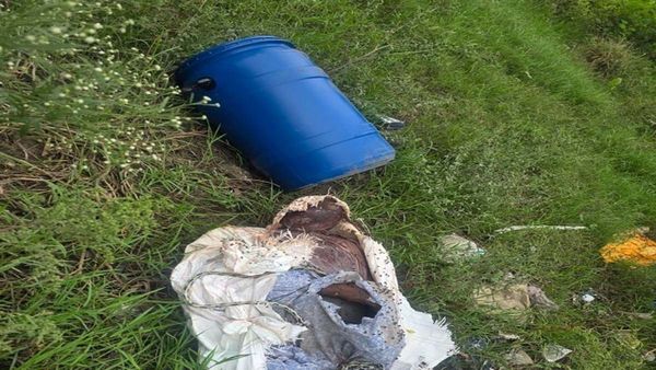 ପୁଣି ଚର୍ଚ୍ଚାରେ ନୀଳ ଡ଼୍ରମ, ଡ୍ରମ ଭିତରୁ ବାହାରିଲା ମୃତ ଦେହ!