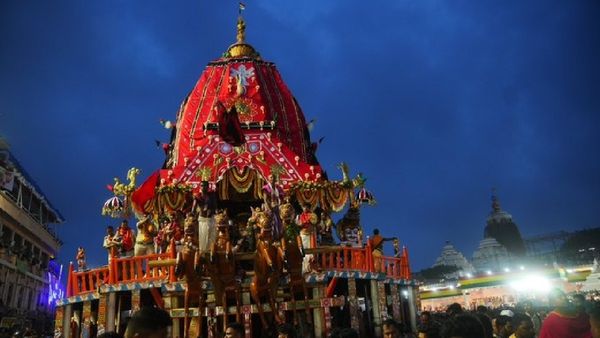 ଶରଧାବାଲି ଅଭିମୁଖେ ଶେଷରେ ଗଡ଼ିଲା ନନ୍ଦିଘୋଷ,ଅଳ୍ପ ଗଡ଼ିଲା ପରେ ବନ୍ଦ କରାଗଲା ରଥଟଣା