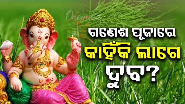 ଗଣେଶ ପୂଜାରେ କାହିଁକି ଲାଗେ ଦୁବ? ଜାଣନ୍ତୁ ଏହା ପଛର ରୋଚକ କାହାଣୀ