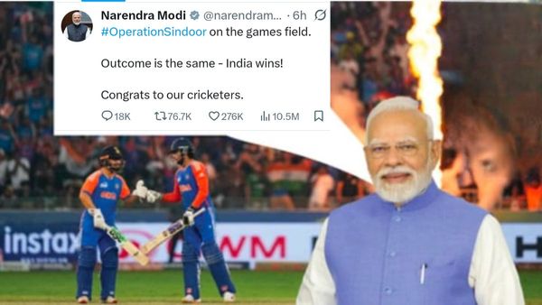IND vs PAK: 'କ୍ରୀଡା କ୍ଷେତ୍ରରେ ଅପରେସନ ସିନ୍ଦୁର', ପାକିସ୍ତାନ ଉପରେ ଭାରତର ବିଜୟ ପରେ ପ୍ରଧାନମନ୍ତ୍ରୀ ମୋଦିଙ୍କ ପ୍ରତିକ୍ରିୟା