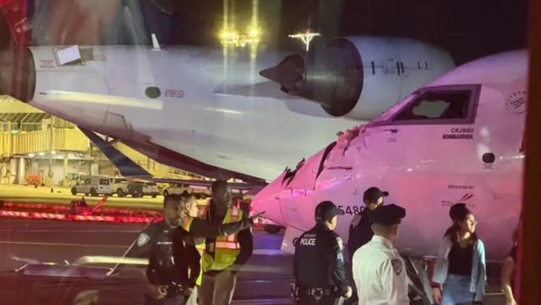 ଏୟାରପୋର୍ଟରେ ମୁହାଁମୁହିଁ ଧକ୍କା ହେଲେ ଦୁଇ ବିମାନ, ଅଳ୍ପକେ ଟଳିଲା ବିପଦ