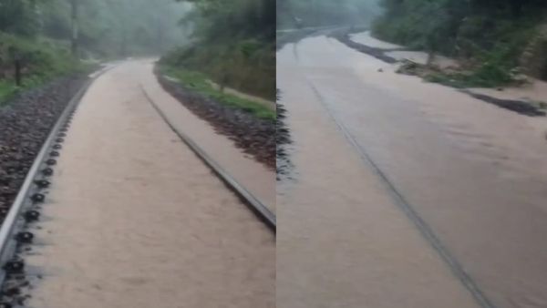 ପ୍ରବଳ ବର୍ଷା ଓ ଭୂସ୍ଖଳନ ପାଇଁ ୨ଟି ଟ୍ରେନ୍‌ ବାତିଲ୍‌