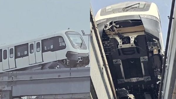 ମୋନୋରେଲ୍ ଟ୍ରେନର ପରୀକ୍ଷଣ ସମୟରେ ହେଲା ଲାଇନ୍‌ଚ୍ୟୁତ