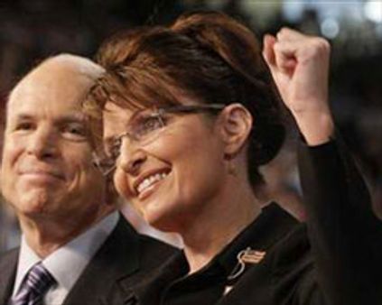 குடியரசுக் கட்சி துணை அதிபராக சாரா பலின் அறிவிப்பு