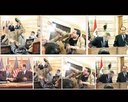 புஷ் மீது ஷூ-கருணை கோரும் முன்டாஸர்