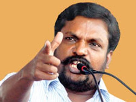 சுவாமியை உடனே கைது செய்க: திருமாவளவன்