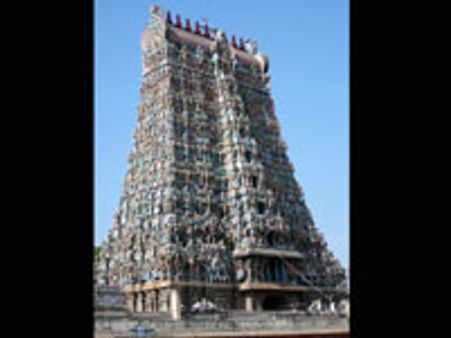 மீனாட்சி அம்மன் கோவில் கோபுரத்திற்கு தங்கத் தகடு