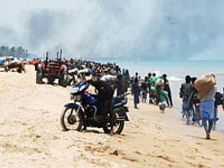 நேற்று நடந்த வன்னி தாக்குதலில் 287 தமிழர்கள் பலி