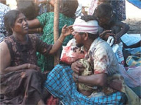 முள்ளிவாய்க்கால் பீரங்கித் தாக்குதலில் 134 தமிழர்கள் பலி