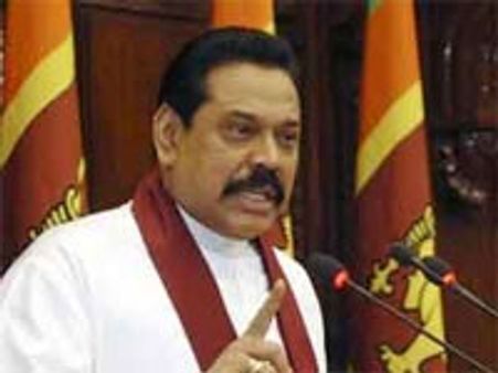 நாடாளுமன்றத்தில் ராஜபக்சே உரை-பிரபாகரன் குறித்து மெளனம்