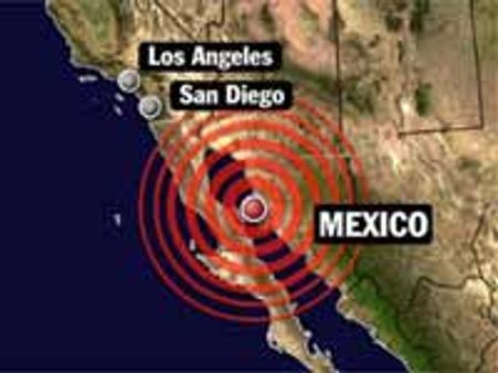 கலிபோர்னியா-மெக்சிகோவில் நிலநடுக்கம்