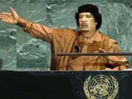 காஷ்மீரை தனி நாடாக்க வேண்டும்-கடாபி