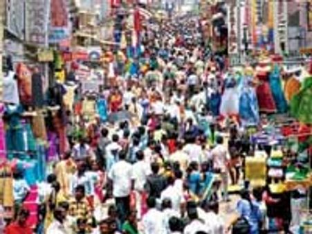 கடைசி நேர தீபாவளி பர்ச்சேஸ்- தி.நகரில் மக்கள் வெள்ளம்