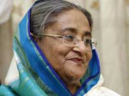 ஷேக் ஹசீனாவுக்கு இந்திராகாந்தி அமைதி விருது