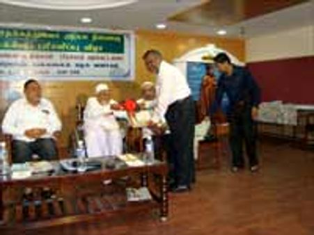 சென்னை விழாவில் கவிஞர் தண்ணன் மூஸாவுக்கு இலக்கிய விருது