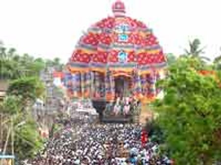 இன்று திருவாரூர் 'ஆழித் தேரோட்டம்'-பக்தர்கள் குவிந்தனர்