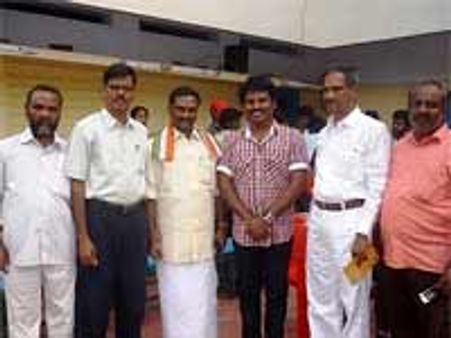 புதுவை குறும்படப் பயிற்சி வகுப்பில் இயக்குநர் கெளதமன்