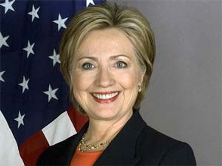 19ம் தேதி சென்னைக்கு வருகிறார் ஹில்லாரி கிளிண்டன்