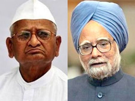 ஜன் லோக்பால் மசோதாவை ஏற்பதாக பிரதமர் அறிவிப்பு-அன்னா தரப்புடன் பேச மத்தியஸ்தராக பிரணாப் நியமனம்