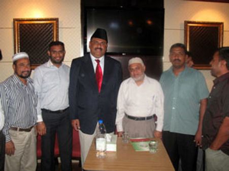 துபாயில் ச‌முதாய‌ப் பிர‌முக‌ர்க‌ளுக்கு வ‌ர‌வேற்பு நிக‌ழ்ச்சி