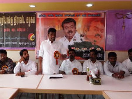 துபாயில் தேமுதிக‌வினர் கொண்டாடிய‌ பொங்க‌ல் விழா