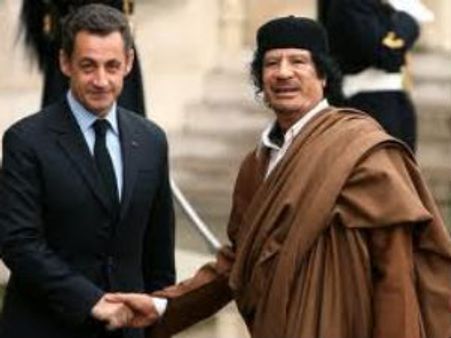 கடாபியிடம் ரூ.325 கோடி வாங்கிவிட்டு கமுக்கமாக இருக்கும் பிரான்ஸ் அதிபர் சார்கோசி