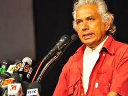 டெசோ மாநாடு: சென்னை வர இலங்கை இடதுசாரி தலைவருக்கு இந்தியா விசா மறுப்பு
