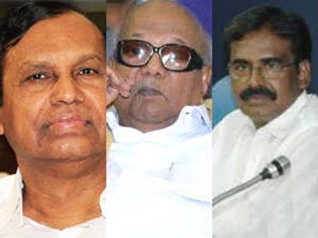 டி.ஆர்.பாலு, பழனி மாணிக்கம் இடையே திடீர் 'முட்டல்'.. கருணாநிதி பஞ்சாயத்து!