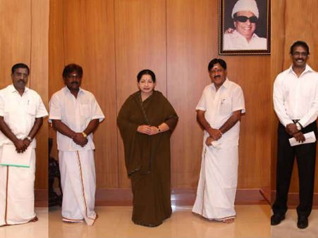 'தேமுதிக (ஜெ)' அணியின் நால்வர்.. ஒரு குட்டி பயோடேட்டா!