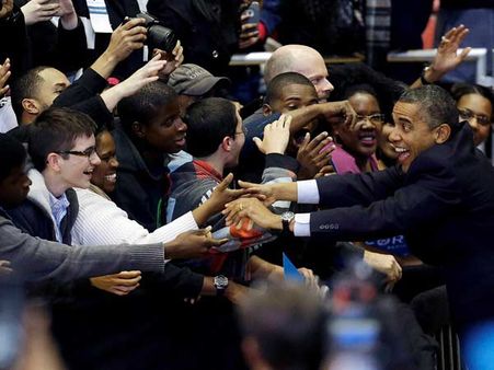 ஒபாமாவுக்கு உலகம் பூராவும் அமோக ஆதரவு... புதிய வரலாறு படைத்தார்!