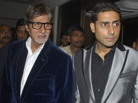 பால் தாக்கரேவை பார்க்கச் சென்ற அமிதாப், அபிஷேக் பச்சன் காயம்