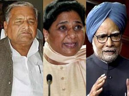 சமாஜ்வாடி-பகுஜன் சமாஜ் வெளிநடப்பு செய்து உதவி: எப்.டி.ஐ. வாக்கெடுப்பில் மத்திய அரசு வெற்றி!