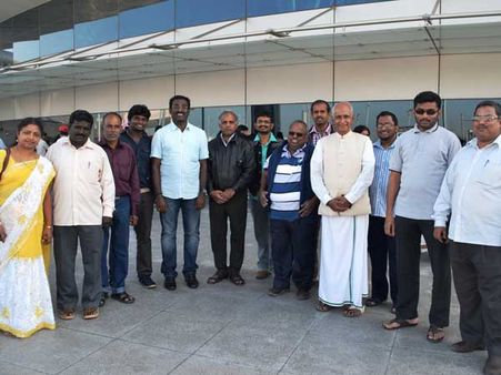 பொங்கல் விழா: ஷார்ஜா சென்ற தமிழ் சின்னத்திரை கலைஞர்களுக்கு வரவேற்பு 
