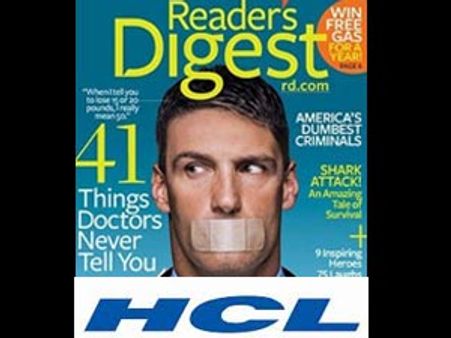 ரீடர்ஸ் டைஜஸ்ட் 'திவால்': ரூ.1,900 கோடி காண்ட்ராக்டை இழக்கும் எச்.சி.எல்!