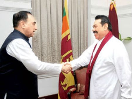 ராஜபக்சேவை சந்தித்து பேசிய சுப்பிரமணியம் சாமி