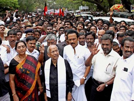 பந்த்: சென்னையில் மறியல்!- ஸ்டாலின், கி.வீரமணி, திருமா உள்பட ஆயிரக்கணக்கானோர் கைது!