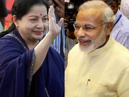 பாஜக தேர்தல் பிரச்சார குழு தலைவராக தேர்வு செய்யப்பட்ட மோடிக்கு ஜெயலலிதா வாழ்த்து