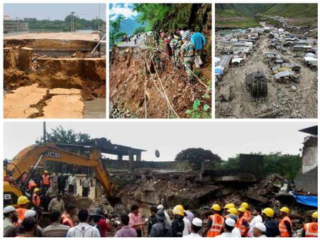 உருக்குலைந்து போன உத்தரகாண்ட்.. 1000 சாலைகள், 94 பாலங்கள் வெள்ளத்தில் அவுட்