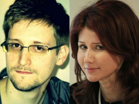 என்னை கட்டிக்கறீயா ஸ்னோடென்...: ட்விட்டரில் தூது விட்ட முன்னாள் ரஷ்ய பெண் உளவாளி