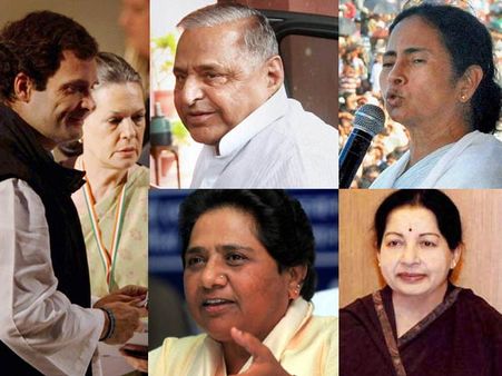 லோக்சபா தேர்தல்: காங். அணி 122 தொகுதிகளை இழக்குமாம்!! 3வது அணிக்கு அமோக ஆதரவு!!