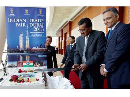 துபாயில் 100க்கும் மேற்பட்ட நிறுவனங்கள் பங்கேற்ற இந்திய வர்த்தக கண்காட்சி